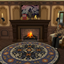 Life and death fireplace logo