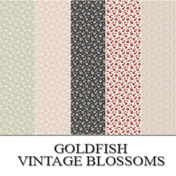 GoldFish Vintage Blossoms Wallpaper