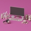 Creamy Pink Computer Setup logo