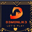 D3m0nLik3 logo