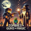 ZOMBIES + GUNS + MAGIC logo