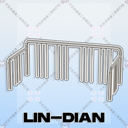 LIN-DIAN Bed metal guardrail