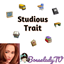 Trad FR Studious Trait BosseladyTV logo