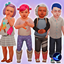 (T) Genetic Unnatural Hair Colours for Little Sims logo