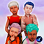(TL) Genetic Unnatural Hair Colours for Little Sims logo