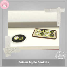 Poison Apple Cookies