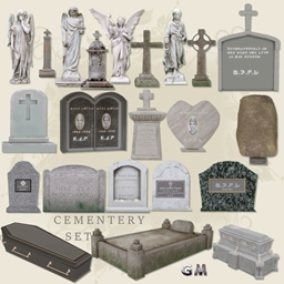 GM-SET CEMETERY logo