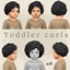 Curly toddler logo