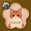 Cute Cat Flower Frame #2 Sellable Samtuse963 logo