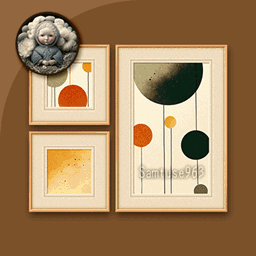 HQ Abstract Modern Painting 3 Piece Set #2 Sellable Extra F Samtuse963 logo