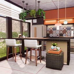 Modern Dark Kitchen - No CC project image