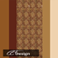 Baroque wallpaper in dark red and gold logo