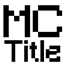 MCTitle logo