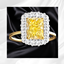 Yellow Diamond Middle Ring logo
