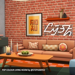 Pop Colour Living Room (No CC) project image