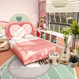 First Love Teen Bedroom - No CC project image