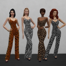 Animal Print Jumpsuit - Gerson logo