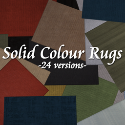 Bun's Solid Colour rugs logo