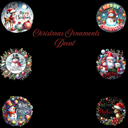 Christmas  Ornaments Decals logo
