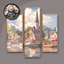 HQ Town Landscape Triptych #4 Sellable Extra B Samtuse963 logo