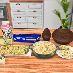 Trad FR Fettucine with Cheesy Garlic Bread Custom Recipe (sept 2024) Insimnia