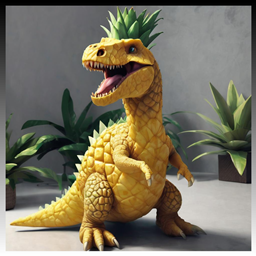 Pineapples Dinosaurs logo
