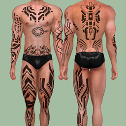 Cybernetic Tattoo body More Colors logo