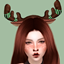 Xmas Reindeer head adult-Toddlers logo
