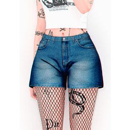 Touch Denim Shorts