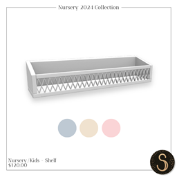Sims4Luxury - Nursery 2024 - Shelf