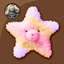 Pastel Fluffy Star Dance Rug #4 Samtuse963