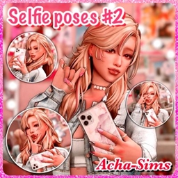Acha Selfie poses #2 logo