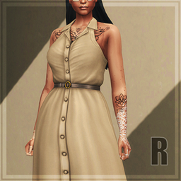 Desert Sand - Sandy Shirt Dress & Jumpsuit Set logo