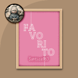 HQ Simple Words Mini Painting One #1 Extra G Samtuse963