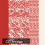 A red pattern on the wallpaper logo