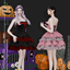 [Simna] halloween mini dress logo