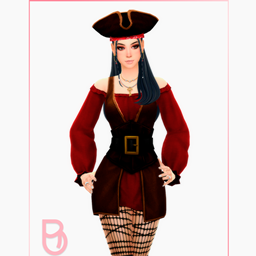 Woman Costume - Sexy Pirate - Version 1