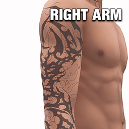 [SINSIMCC] Cybersigilism Tattoo Pack - Enchambered Resolve (Right Arm) logo