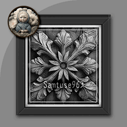 HQ Gothic Flower Square Painting #1 Samtuse963 project image
