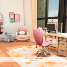 Pink Bedroom - Hillside House