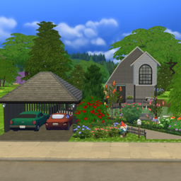 Small house on the water