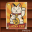Lucky Cat Charm Poster