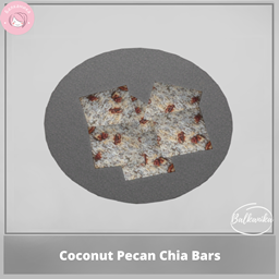 Coconut Pecan Chia Bars