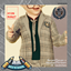 Toddler's Luxurious Long-sleeves Blazer Shirt with Necktie Winter School Uniform logo