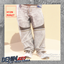 Toddler's Knee Zipper Leather Patch Biker Denim Jeans logo