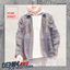 Toddler's Classic Inside Hoodie Streetwear Denim Jacket logo