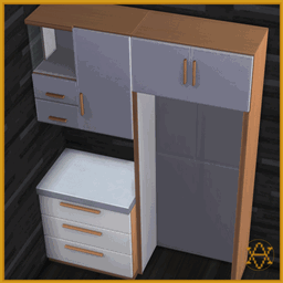New Mesh - GP10 Taller Fridge Nook (DHD Addon) logo
