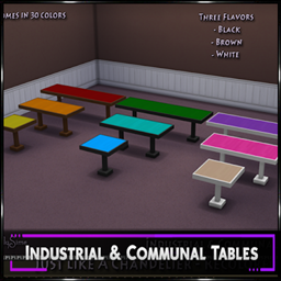 Recolors: Industrial & Communal Tables - Dine Out Industrial & Communal ...