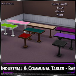 Recolors: Industrial & Communal Tables - Bar Height - Gallery - The ...