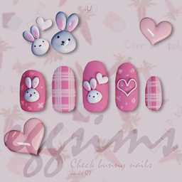 [EGGSIMS] Check bunny nails